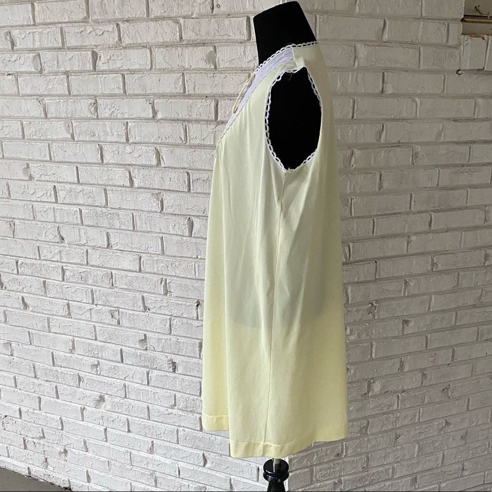 Vintage 60s 70s Bows Lace Nightie Negligée Lingerie - Picture 4 of 13